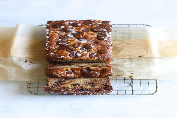 Salted Chocolate Banana Bread