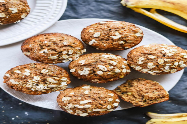 Healthy Banana Bread Muffins