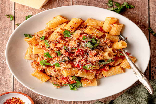 Pasta with Italian Sausage