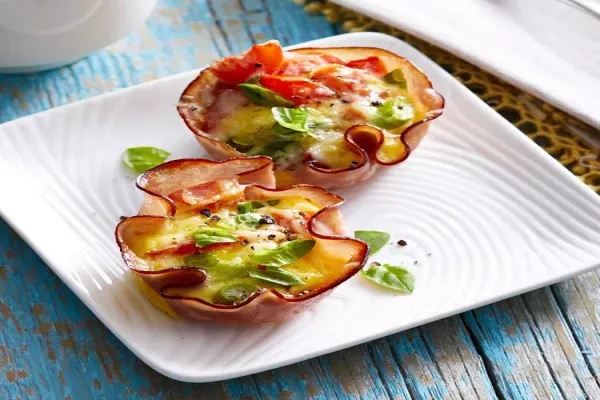 Tomato Parmesan Mini Quiches