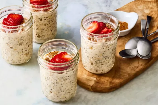 Tres Leches Inspired Overnight Oats