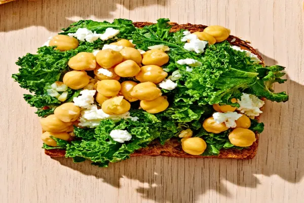 Chickpea & Kale Toast