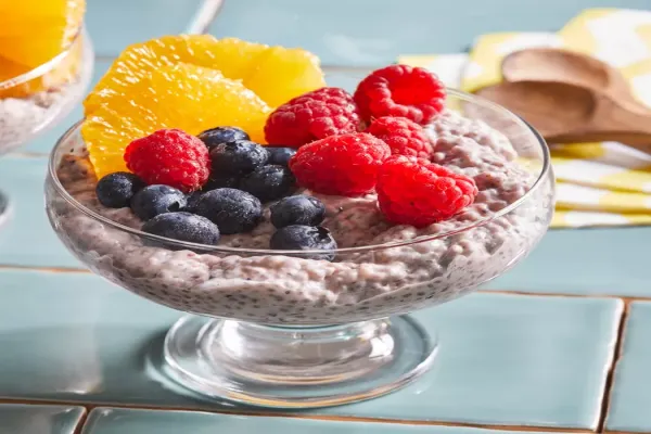 Berry Orange Chia Pudding