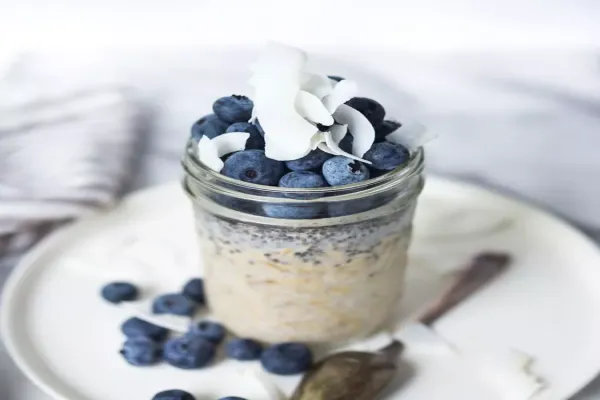 Blueberry Banana Overnight Oats