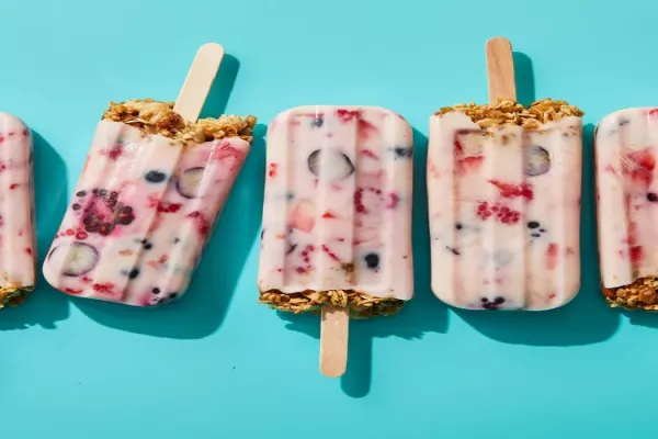 Granola & Yogurt Breakfast Popsicles