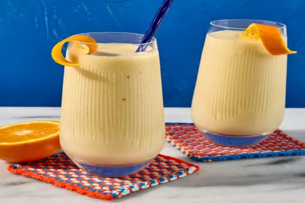 High Protein Orange Mango Smoothie