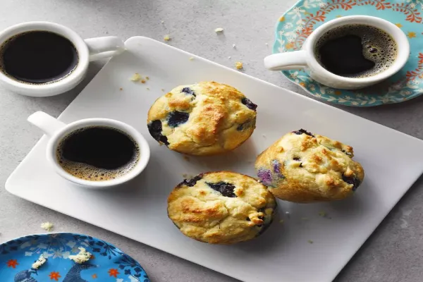 Low Carb Blueberry Muffins