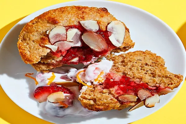 Strawberry Orange Breakfast Cakes