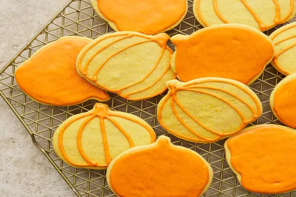 Pumpkin Sugar Cookies