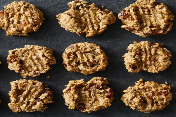 No Sugar Added Oatmeal Cookies