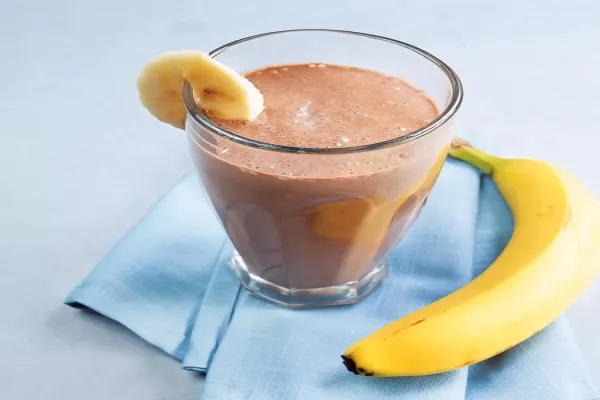Banana Cocoa Soy Smoothie