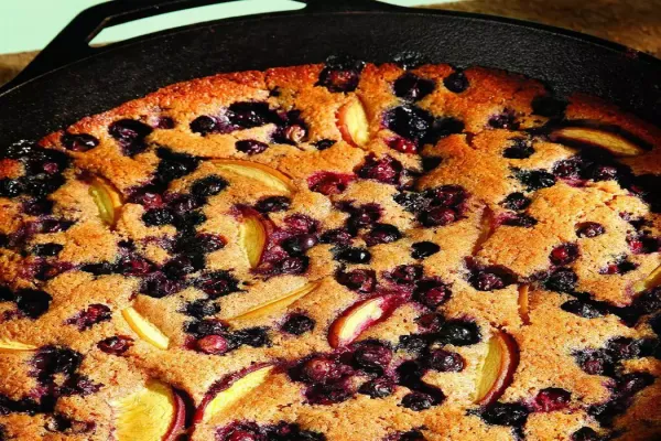Peach & Blueberry Cobbler