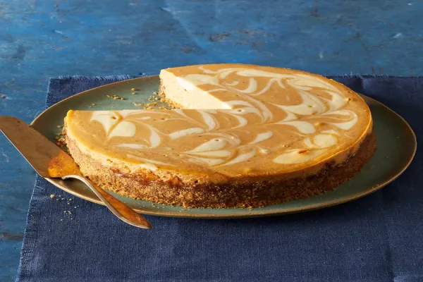 Pumpkin Swirl Cheesecake