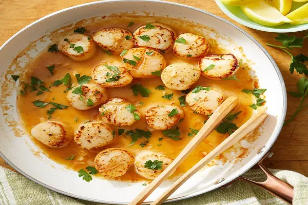Lemon Garlic Butter Scallops