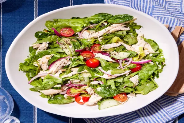 Chopped Power Salad with Chicken