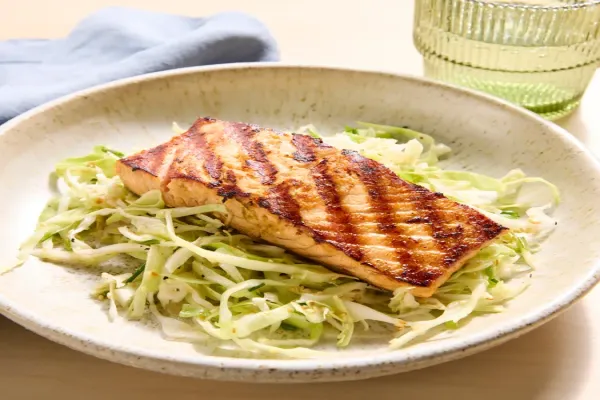Rachael Ray Soy Ginger Salmon & Sesame Cabbage Slaw