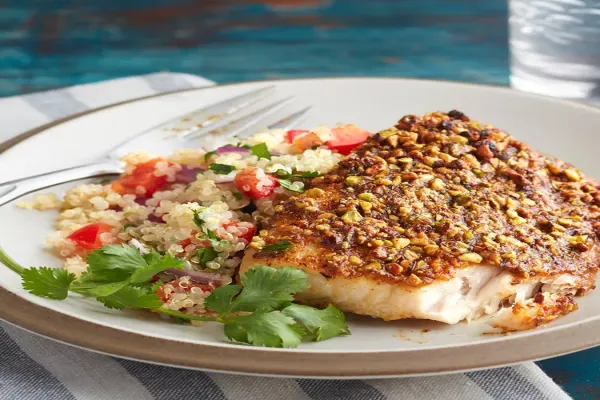 Sweet Chili & Pistachio Mahi Mahi