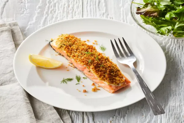 Lemon & Panko Crusted Salmon