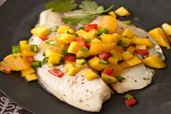 Citrus Tilapia with Fruit Salsa