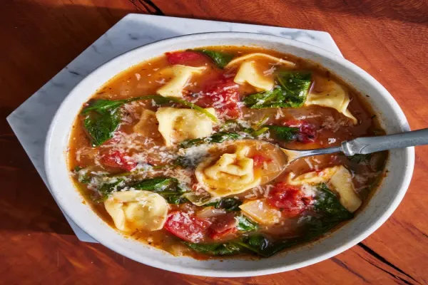 Spinach Tortellini Soup