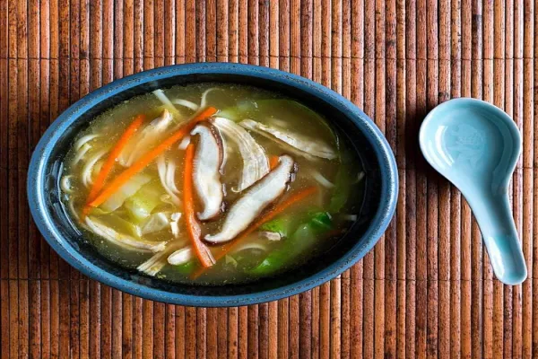 Japanese Inspired Chicken Noodle Soup