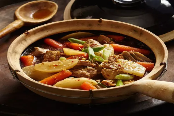 Hot Pot Style Pork & Vegetables