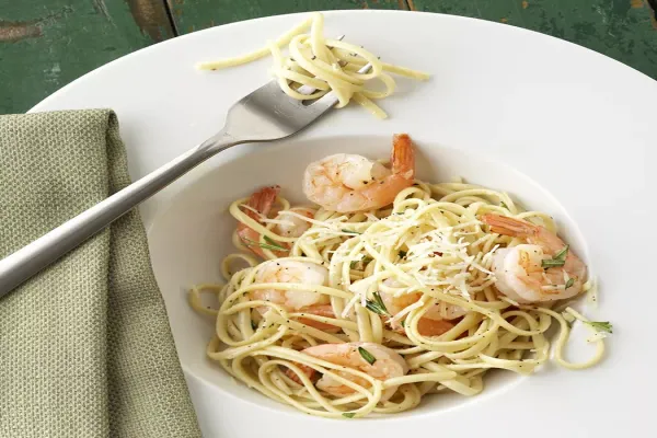 Fresh Herb Shrimp Linguini