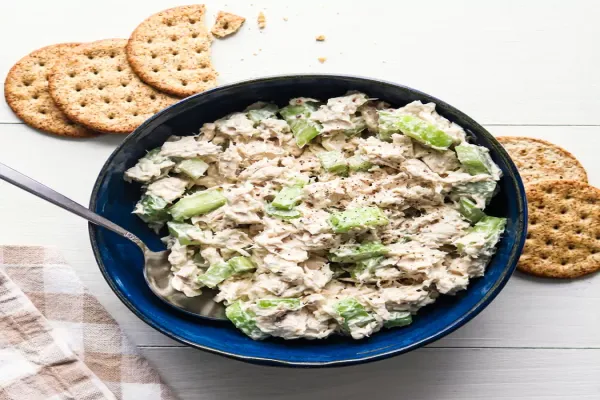 3 Ingredient Creamy Rotisserie Chicken Salad