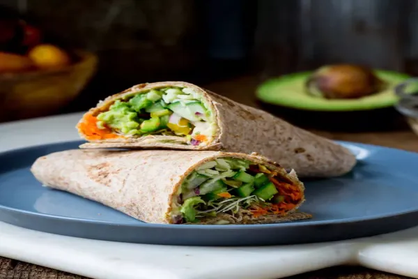 Whole Wheat Veggie Wrap