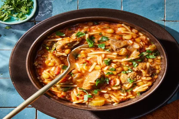 Harira Moroccan Tomato Lentil & Beef Soup