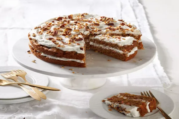 Vegan Carrot Cake with Coconut Cream Frosting