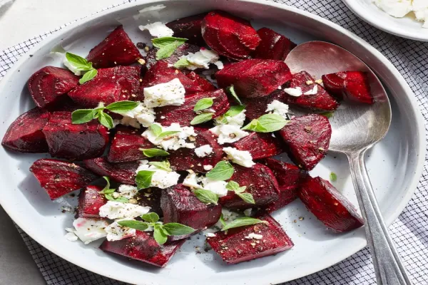 Air Fryer Beets with Feta