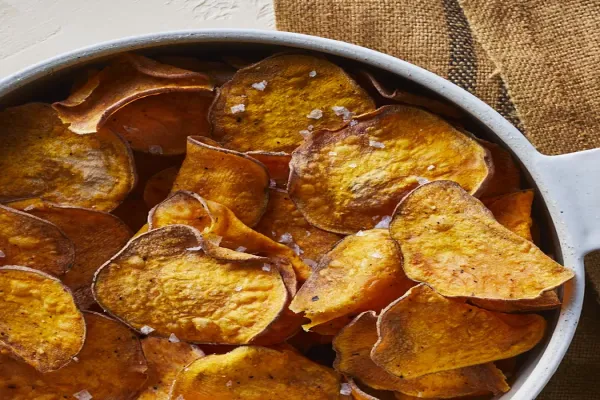 Air Fryer Sweet Potato Chips