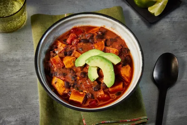Slow Cooker Sweet Potato & Black Bean Chili