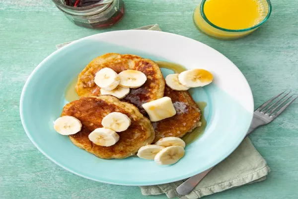 Gluten Free Almond Flour Banana Pancakes
