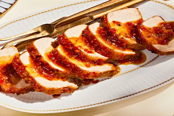 Pork Loin Roast with Pepper Jelly Glaze