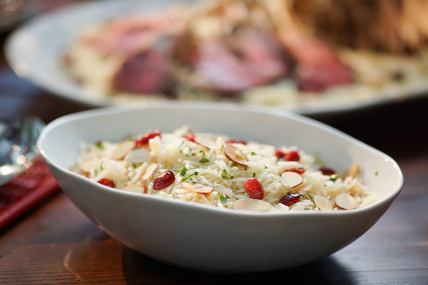 Cranberry and Almond Rice Pilaf