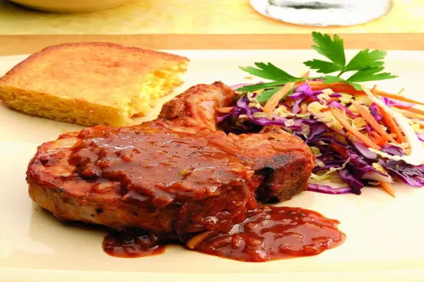 Oven Barbecued Pork Chops