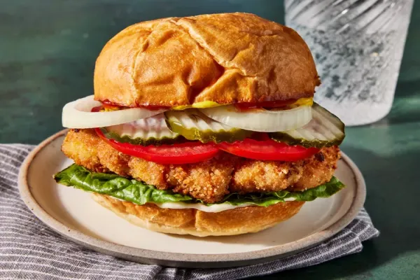 Traditional Indiana Breaded Tenderloin Sandwich