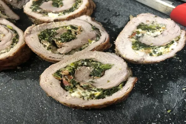 Cheese Stuffed Pork Tenderloin