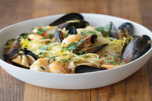 Creamy Seafood Medley with Pasta