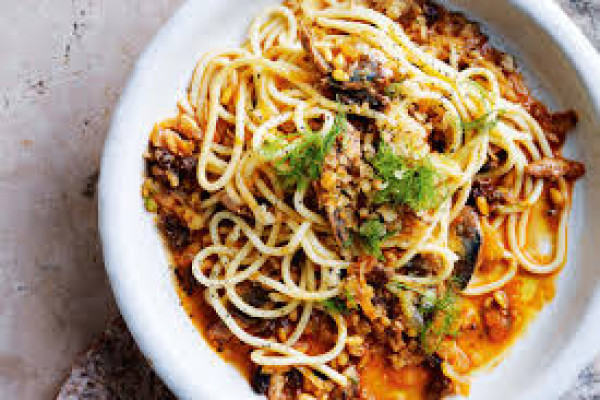 Pasta Con Sarde Pasta with Sardines