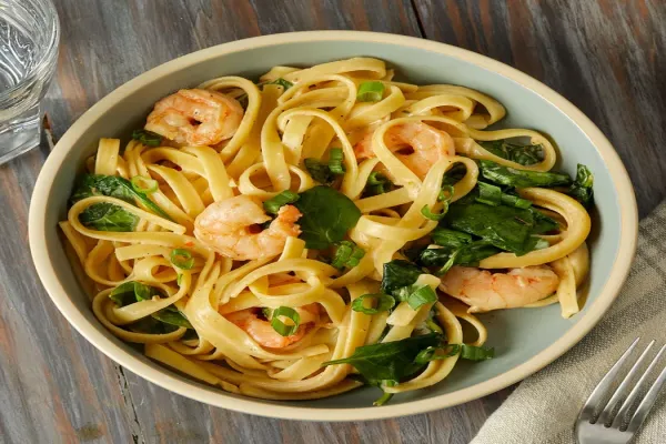 Creamy Cajun Shrimp Pasta