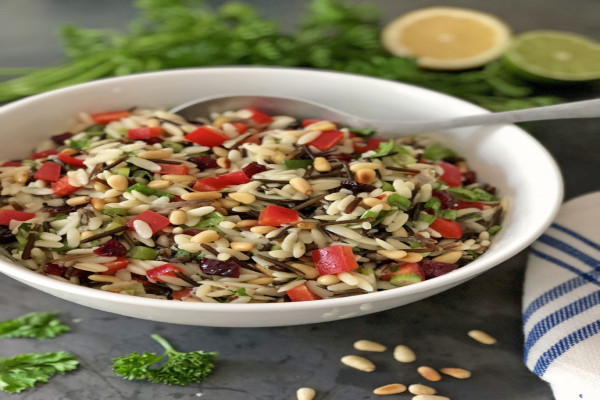Orzo and Wild Rice Salad