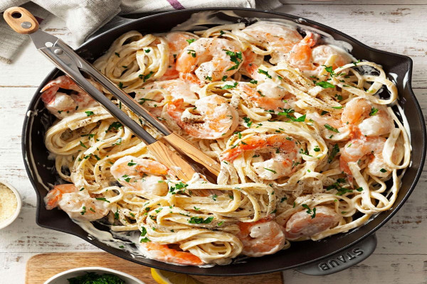 Shrimp Alfredo Pasta