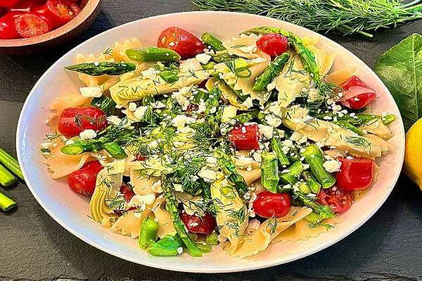 Asparagus and Artichoke Pasta Salad