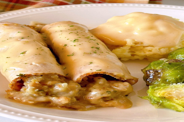 Easy Turkey Stuffing Roll-Ups