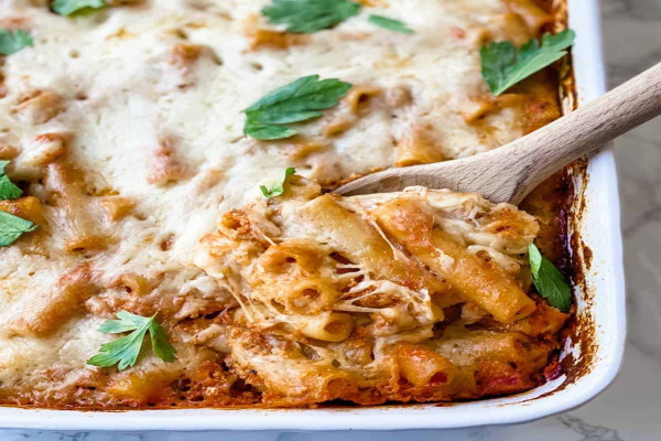 Healthier Baked Ziti