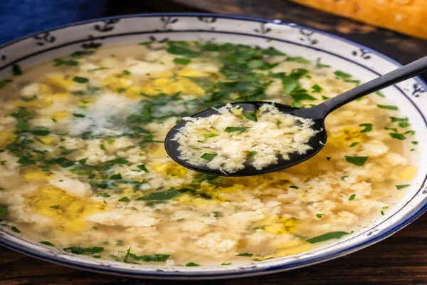 Stracciatella Soup