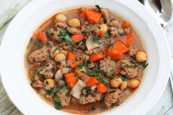 Bean and Sausage Soup
